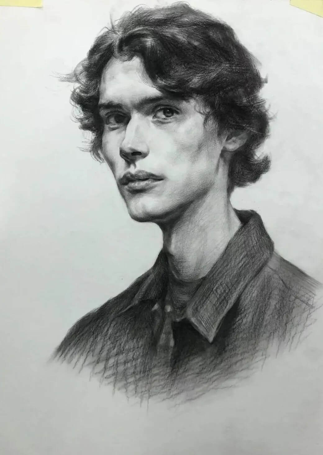 素描頭像遇到瓶頸怎么辦？來看看老師的作品吧！