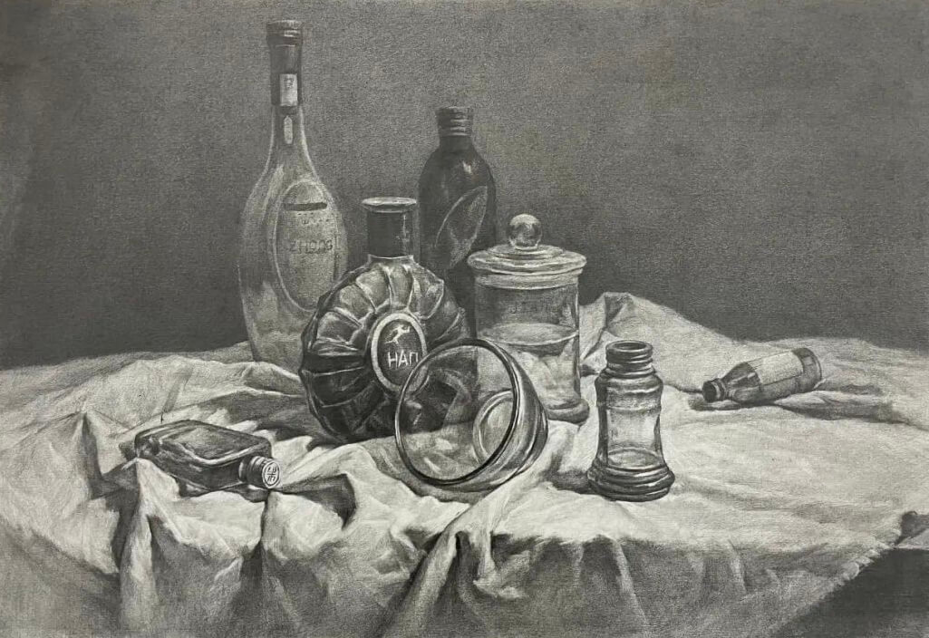 素描中的黑白灰關系要怎么處理？看完這些作品你會有所收獲！