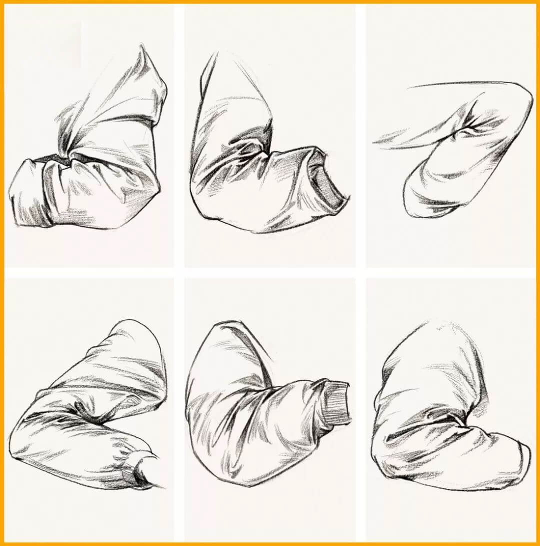 速寫人物衣紋怎么畫？這四種常見衣紋重慶畫室美術生要掌握！