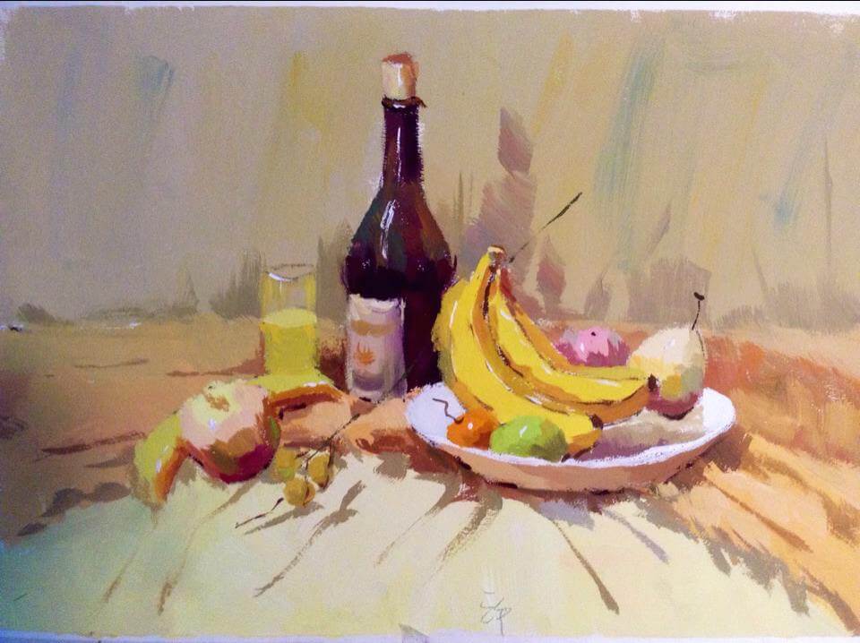 【重慶美術培訓色彩靜物教程】別人用筆特別飄逸，其實是有技巧的！